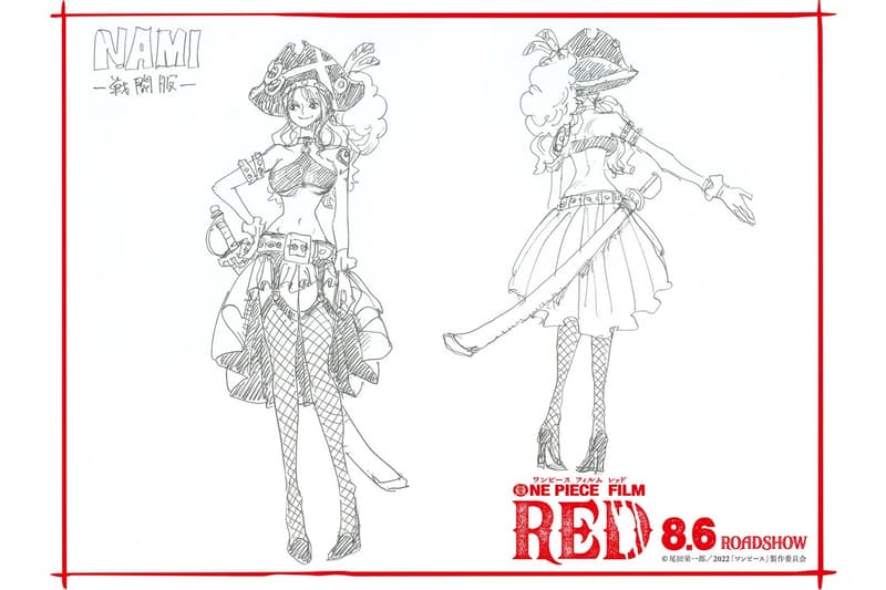 《海贼王 ONE PIECE》最新劇場版《ONE PIECE FILM RED》角色造型正式公開