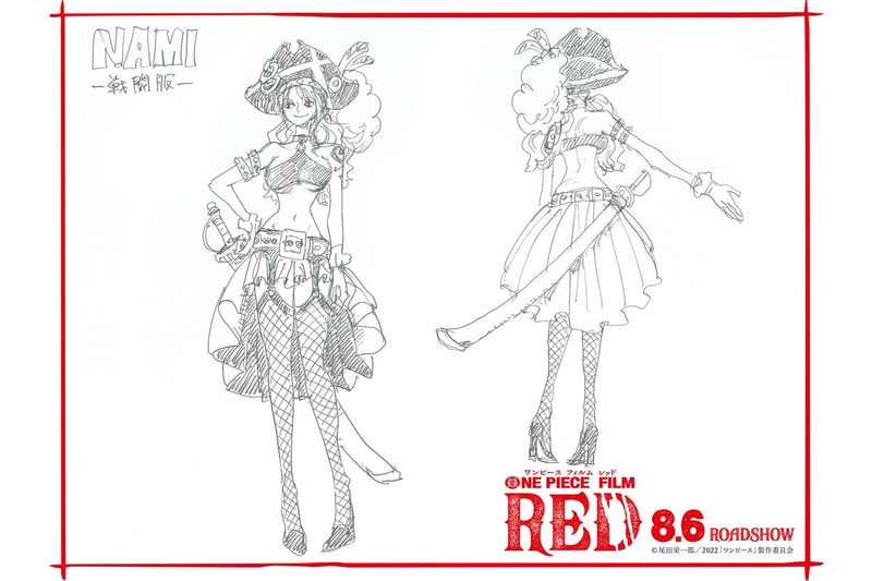 《海贼王 ONE PIECE》最新劇場版《ONE PIECE FILM RED》角色造型正式公開