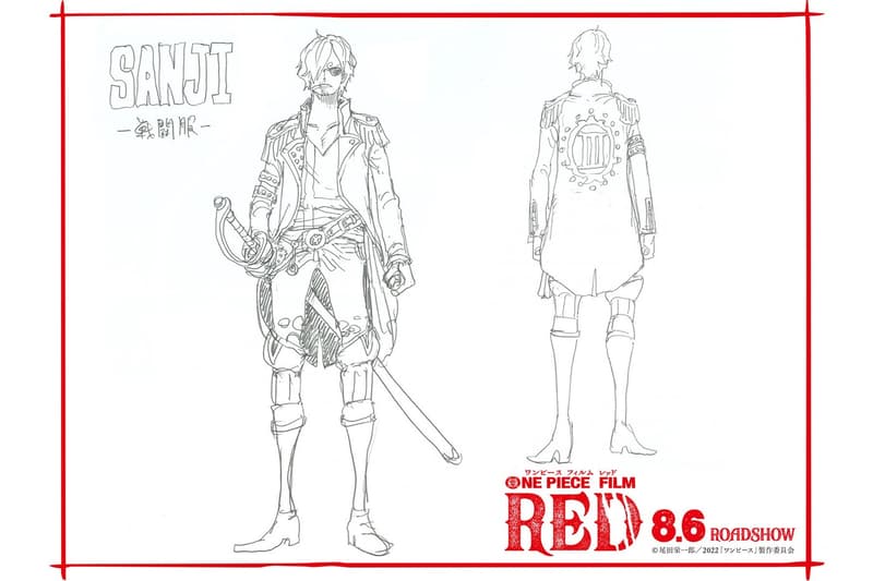 《海贼王 ONE PIECE》最新劇場版《ONE PIECE FILM RED》角色造型正式公開