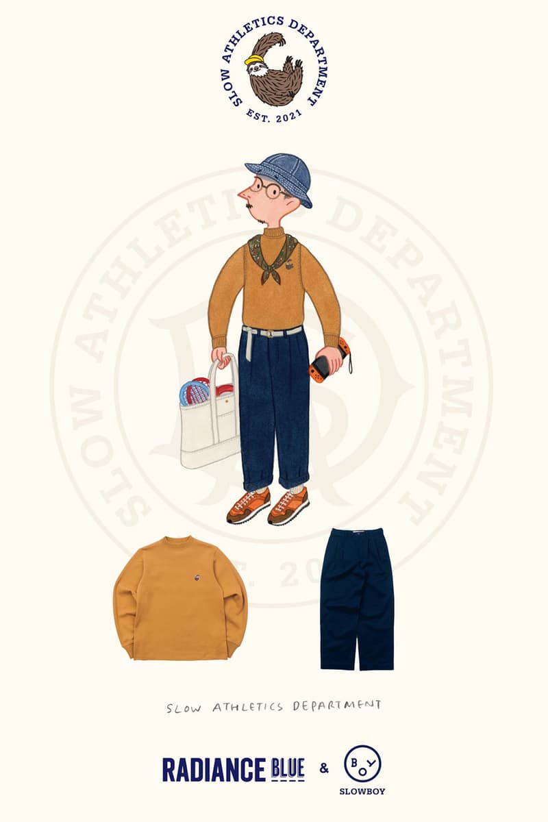 RADIANCE - Blue 全新「SLOW ATHLETICS DEPARTMENT」春夏系列登场