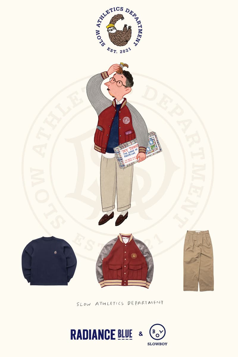 RADIANCE - Blue 全新「SLOW ATHLETICS DEPARTMENT」春夏系列登场
