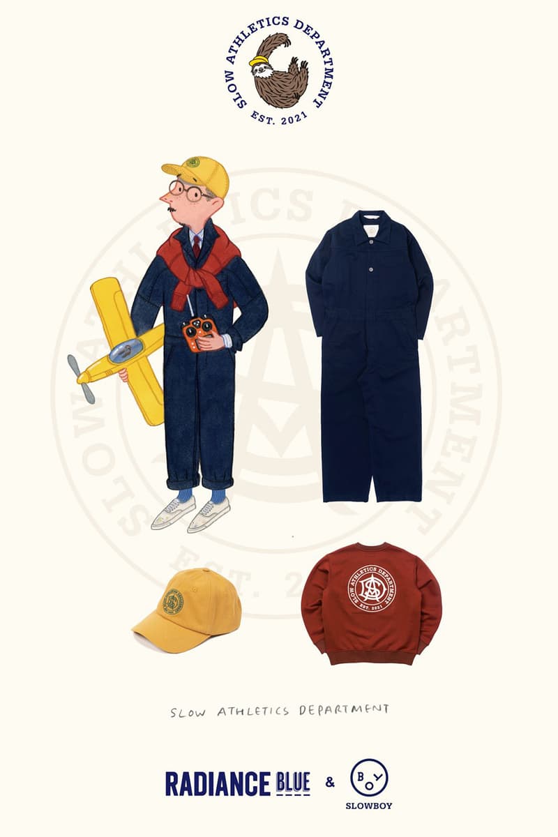 RADIANCE - Blue 全新「SLOW ATHLETICS DEPARTMENT」春夏系列登场