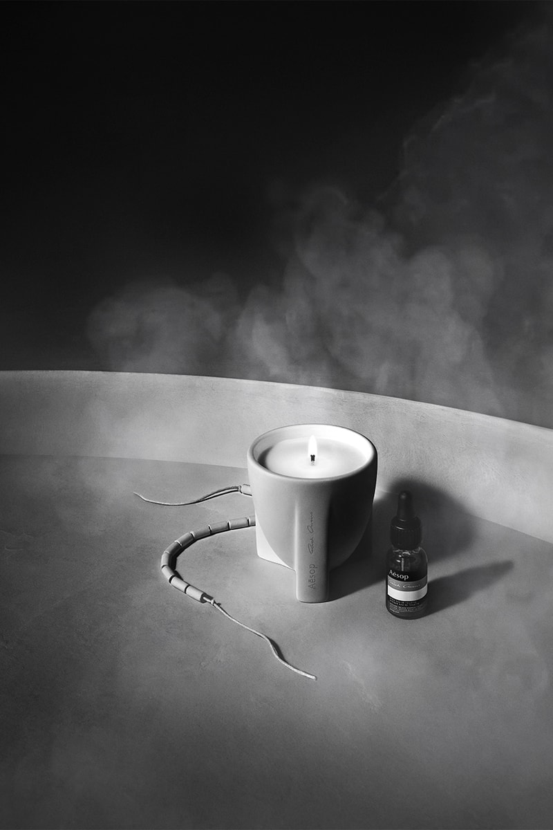 Rick Owens 携手 Aesop 打造全新联名蜡烛及旅行套装