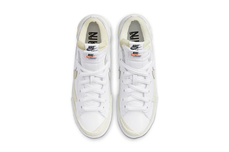 率先近賞 sacai x Nike Blazer Low 最新黑白漆皮鞋款官方圖輯