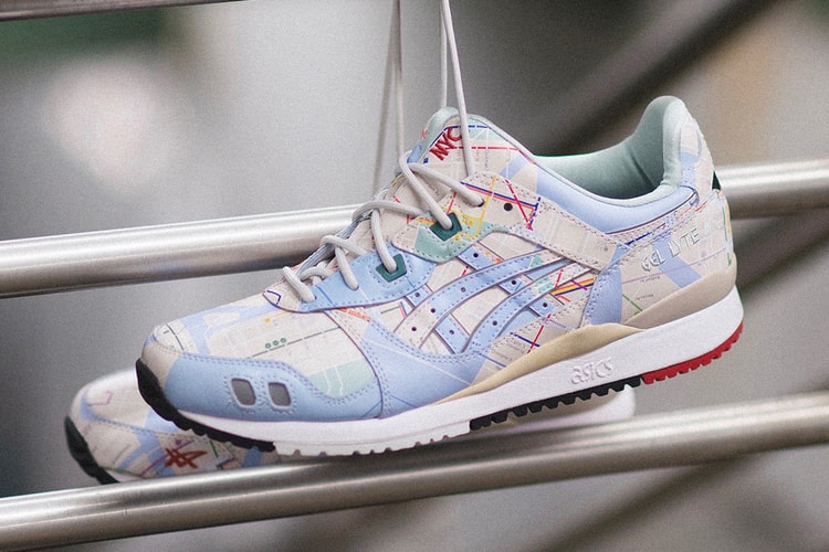 atmos x ASICS 推出全新地铁线路主题 GEL LYTE III OG 鞋款