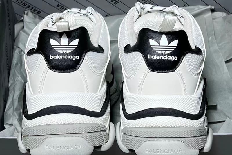疑似 adidas x Balenciaga Triple-S 最新实物细节曝光
