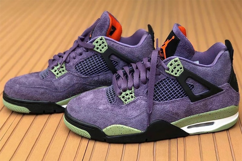 Air Jordan 4 全新配色「Canyon Purple」谍照曝光