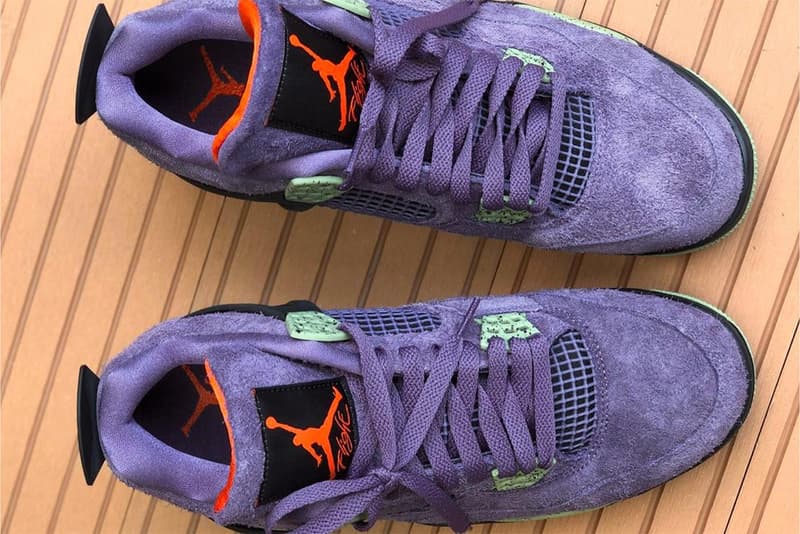 Air Jordan 4 全新配色「Canyon Purple」谍照曝光