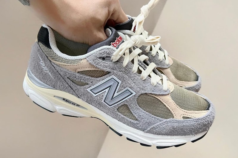 New Balance 990v3 全新配色细节谍照曝光