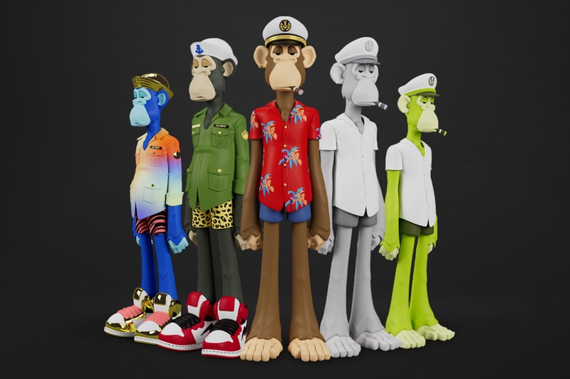 NFT 项目「Bored Ape Yacht Club」携手 SUPERPLASTIC 打造推出胶体艺术玩具