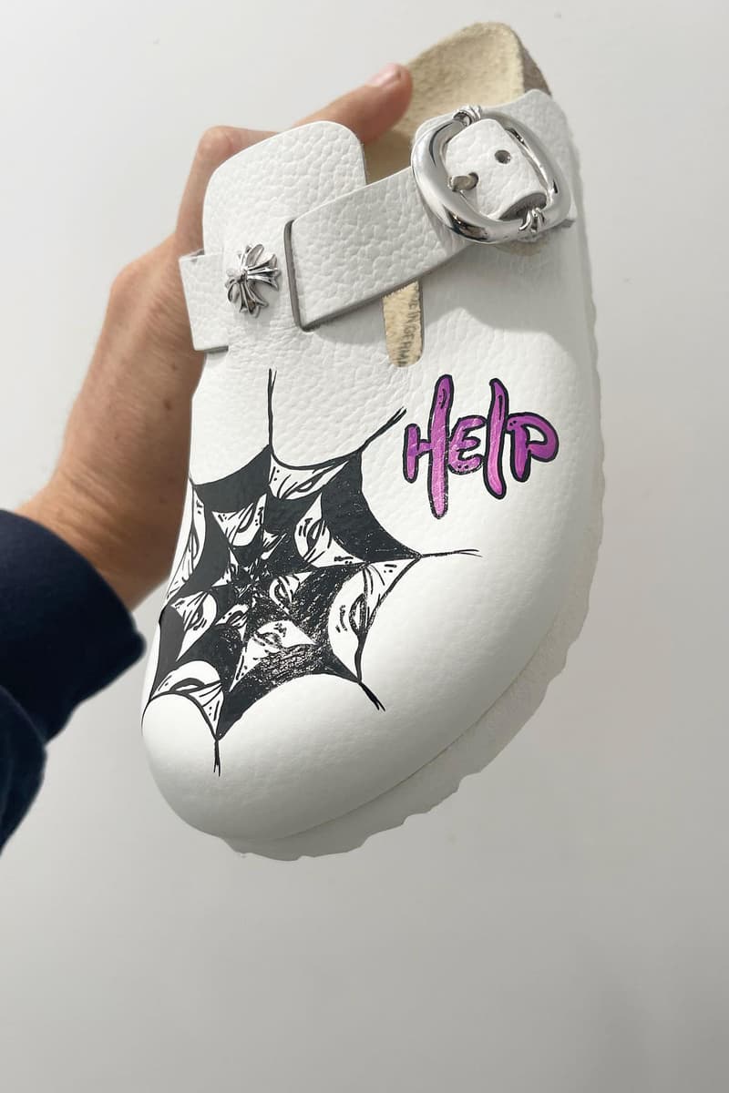 疑似 Chrome Hearts x BIRKENSTOCK 最新联名鞋款曝光