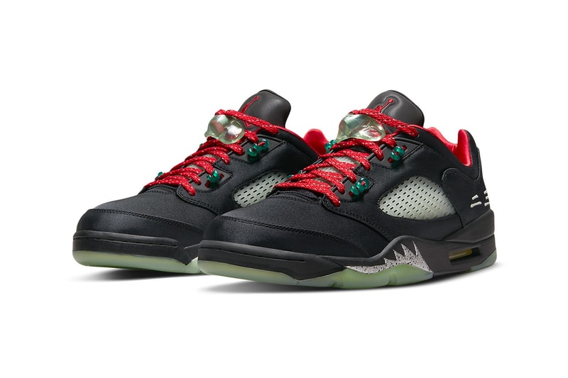 CLOT x Air Jordan 5 Low 联名鞋款官方圖释出