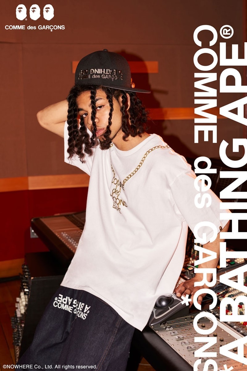 COMME des GARÇONS x BAPE 最新联名系列正式登場