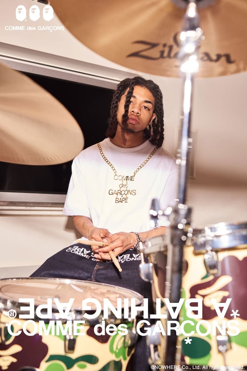 COMME des GARÇONS x BAPE 最新联名系列正式登場