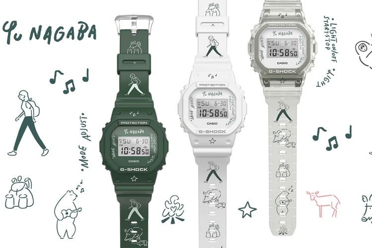 G-Shock 攜手長場雄推出全新联名系列錶款