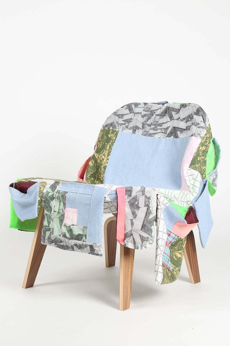 设计师 Camella Ehlke 使用 Off-White™ 废弃面料制作座椅套件