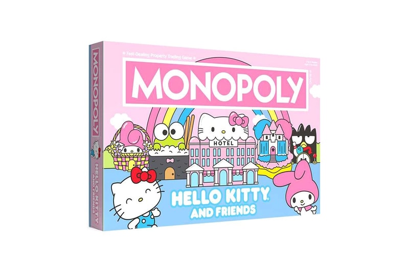 Monopoly 推出全新特別版「Hello Kitty & Friends」主题大富翁桌游