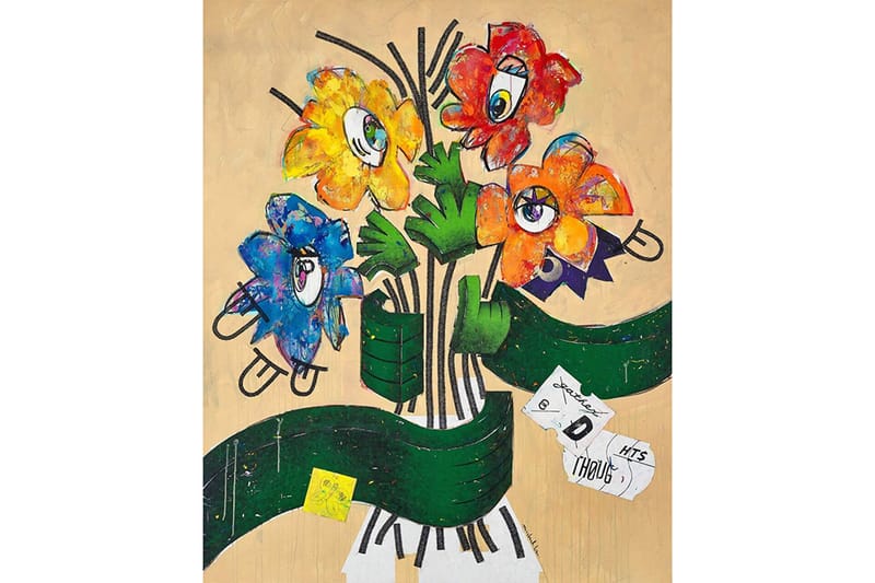 Michael Lau 捐贈畫作《集思廣益 · 花卉系列 · 2022》於 Sotheby's 進行慈善拍賣