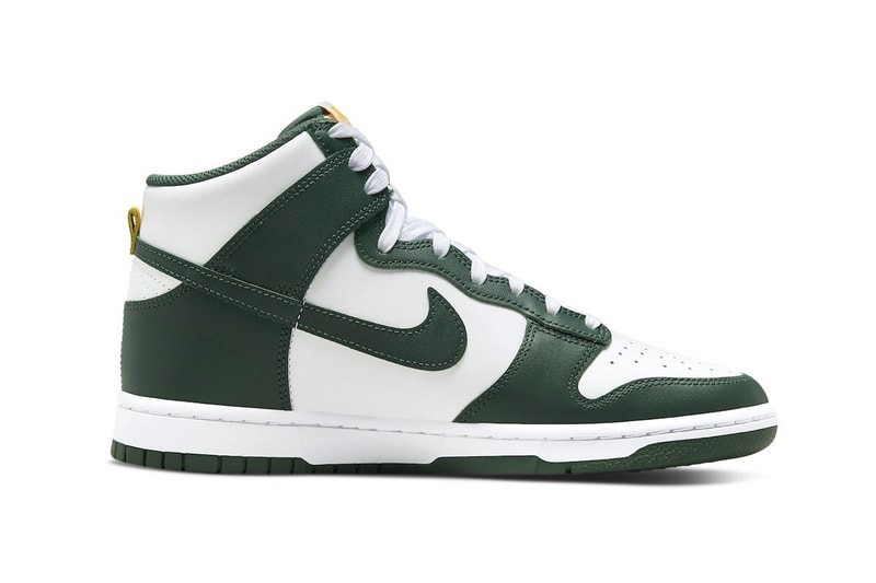 Nike Dunk High 最新白綠配色鞋款曝光