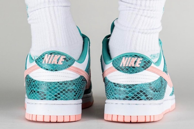 Nike Dunk Low 最新配色「Snakeskin」上腳图集