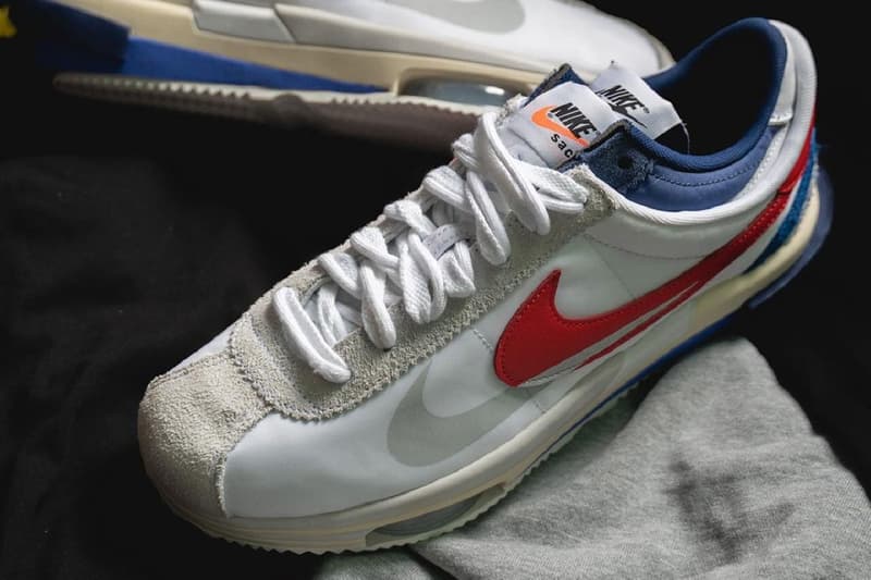sacai x Nike Cortez 联名鞋款上腳图集