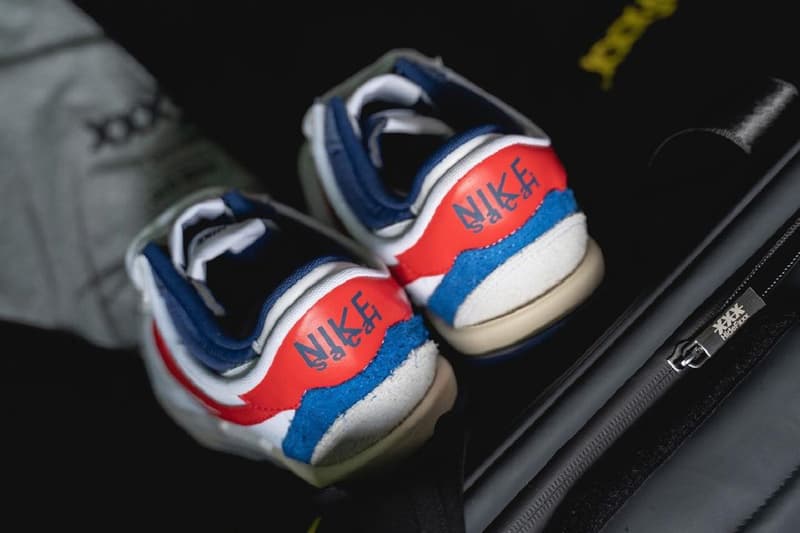 sacai x Nike Cortez 联名鞋款上腳图集