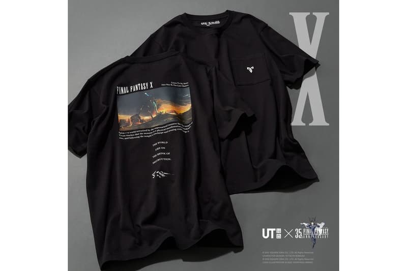 UNIQLO UT x《Final Fantasy》35 週年联名系列正式登場
