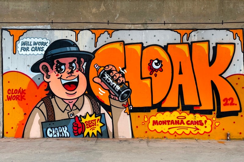 涂鸦艺术家 Cloakwork 联手 Montana Cans 打造全新联名系列