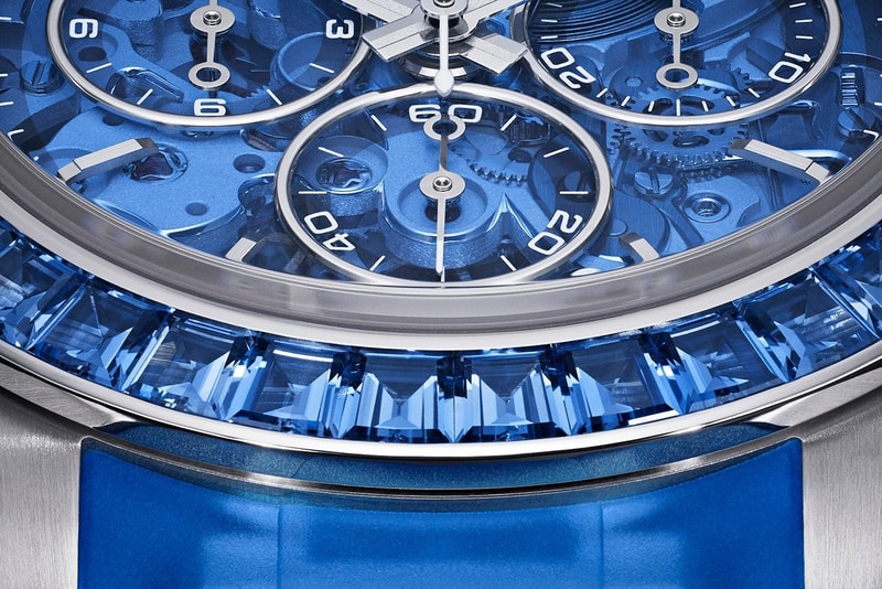Artisans de Geneve 打造冰川蓝宝石 Rolex Daytona 镂空定制表款