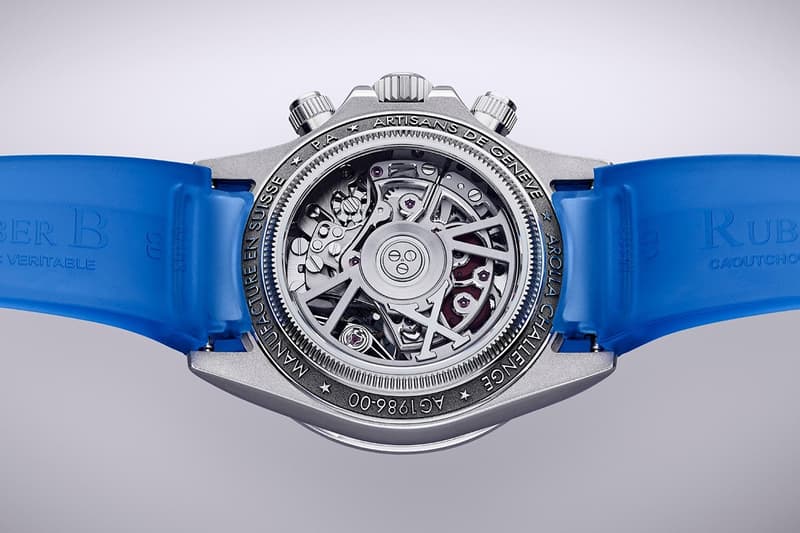Artisans de Geneve 打造冰川蓝宝石 Rolex Daytona 镂空定制表款