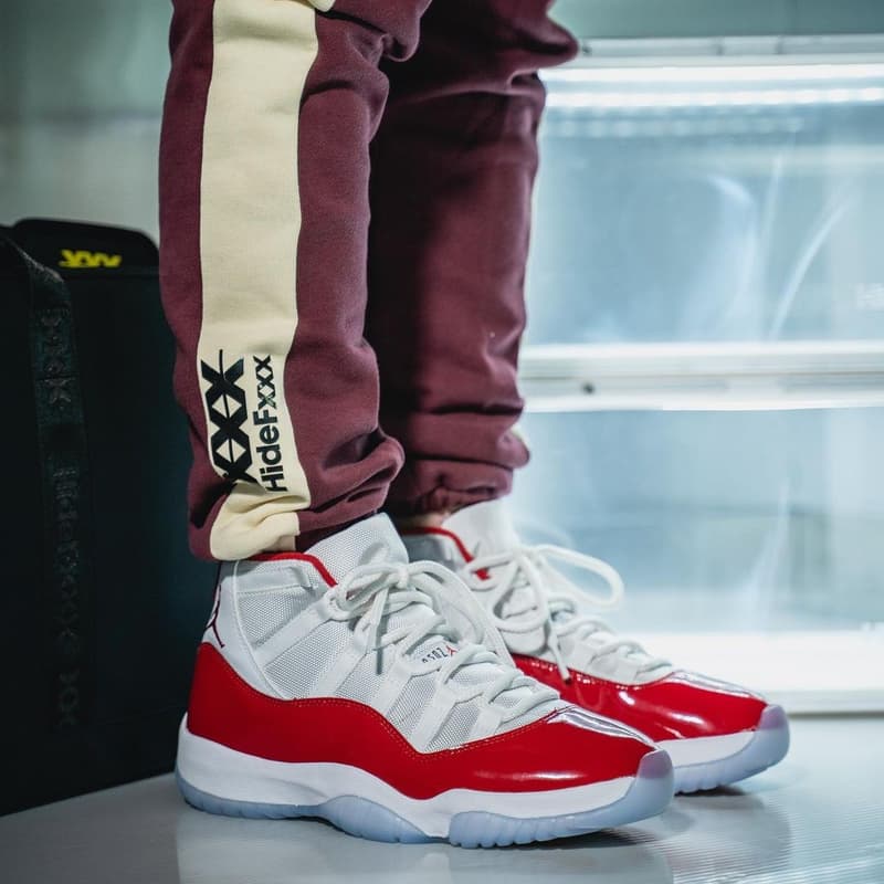 Air Jordan 11 最新配色「Cherry」实鞋率先亮相