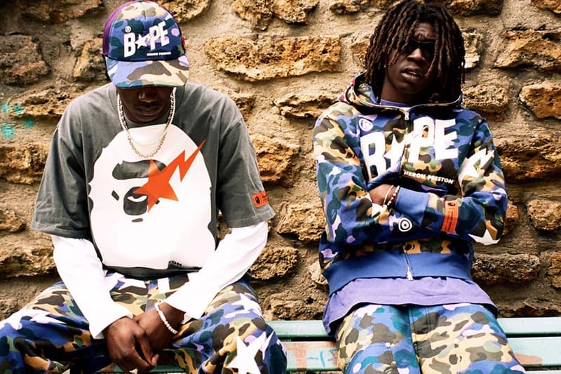Heron Preston x A BATHING APE® 聯名系列正式登場