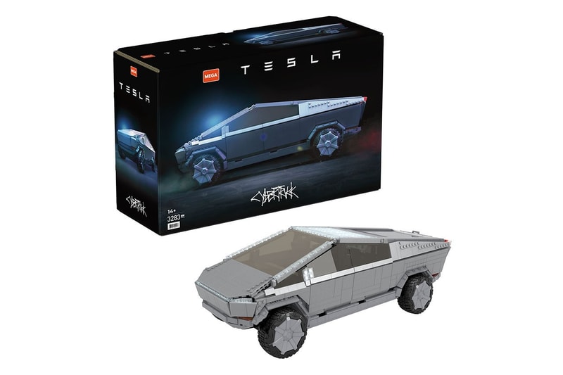 玩具公司 MEGA 打造迷你版 Tesla Cybertruck 積木模型