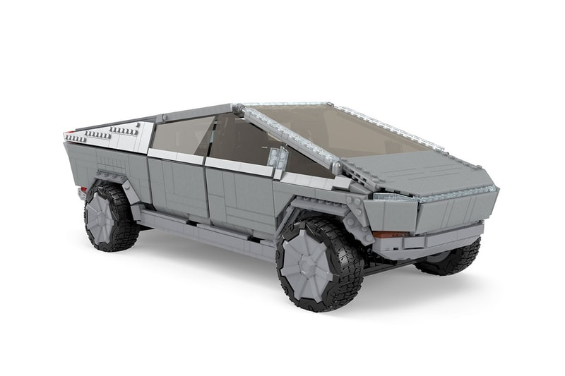 玩具公司 MEGA 打造迷你版 Tesla Cybertruck 積木模型