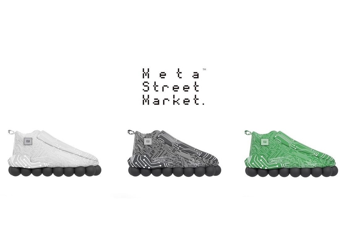 国内首个数字时尚品牌 Meta Street Market 推出虚拟球鞋新作