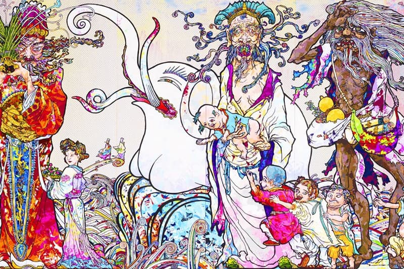 村上隆首次 The Broad 個展《Takashi Murakami: Stepping on the Tail of a Rainbow》正式登場