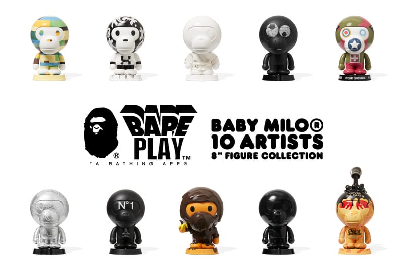BABY MILO® BY A BATHING APE® 携手全球 10 位艺术家推出公仔系列