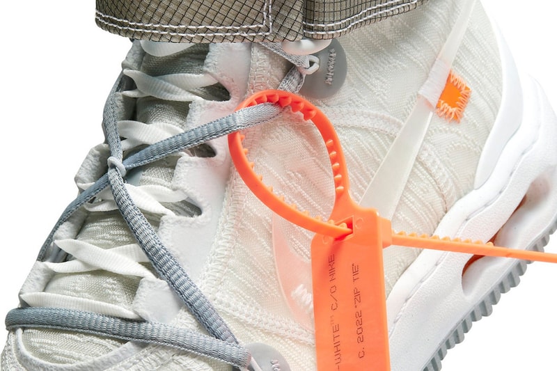 Off-White™ x Nike Air Force 1 Mid「White」联名鞋款官方圖释出
