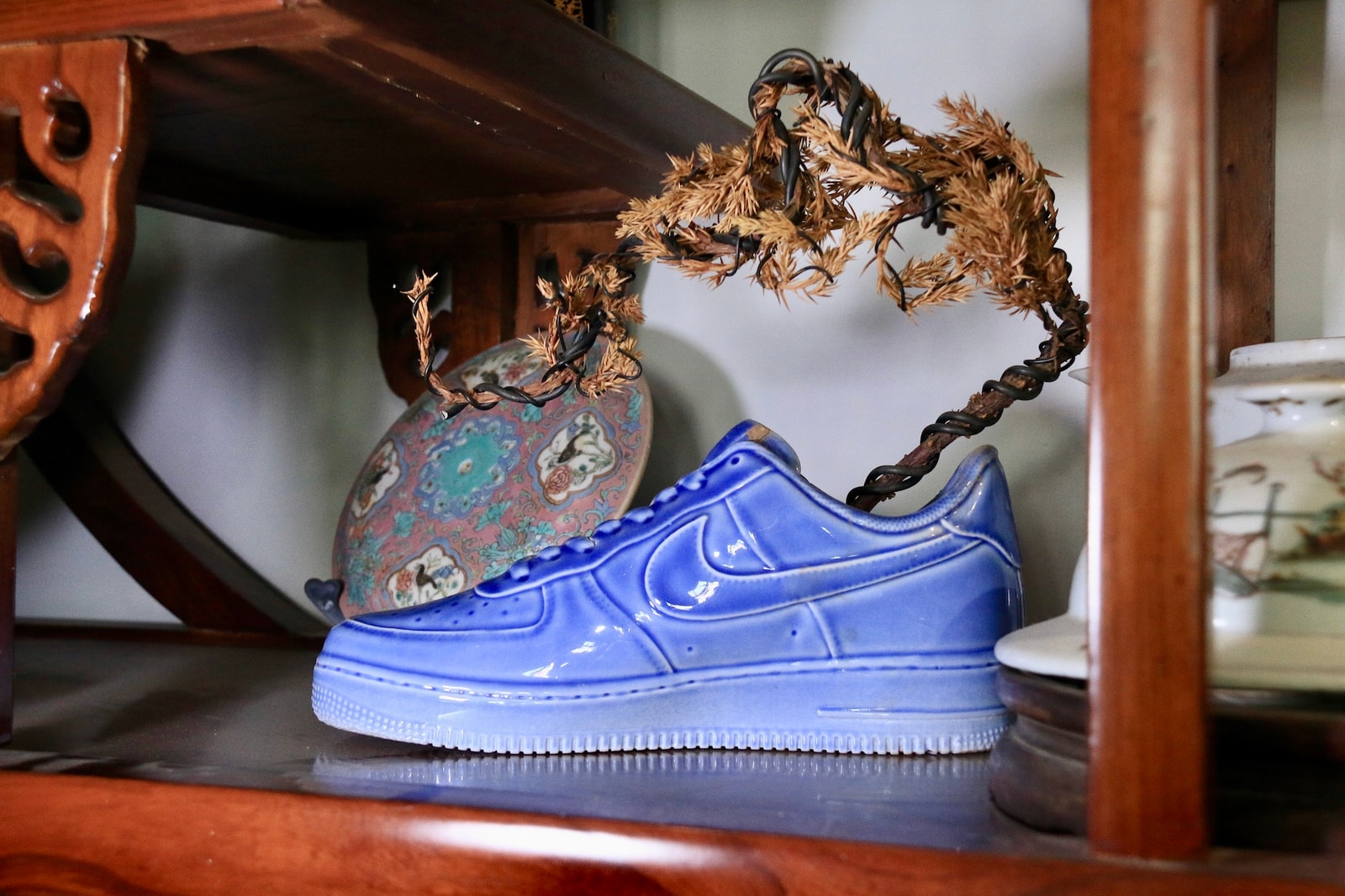 Post-00 sneaker collector Steven Guo and his Air Force 1 