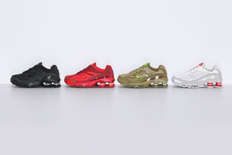 Supreme x Nike 全新联名 Shox Ride 2 系列独家首发