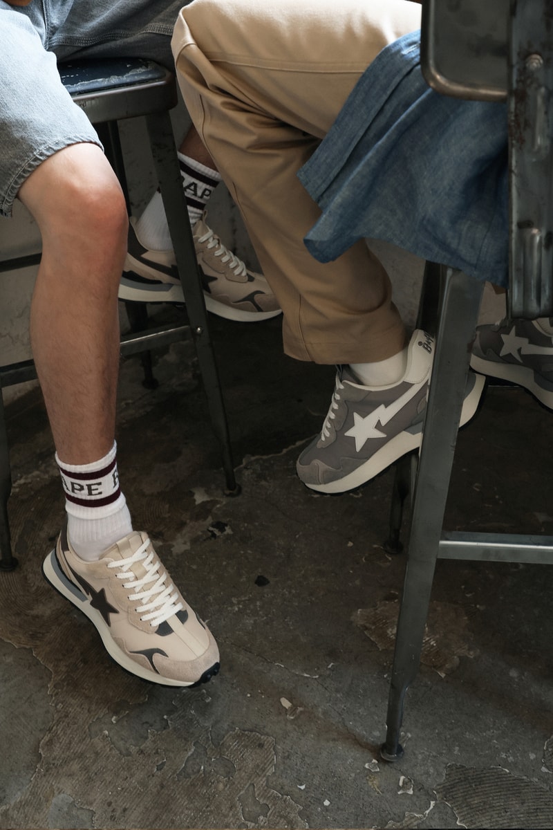 A BATHING APE® 发布全新 BAPE® ROAD STA EXPRESS 鞋款