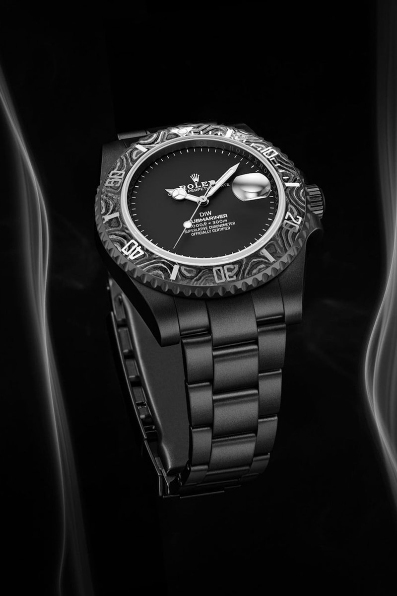 DiW 打造极简黑水鬼 Rolex Submariner 定制表款「Ghost」