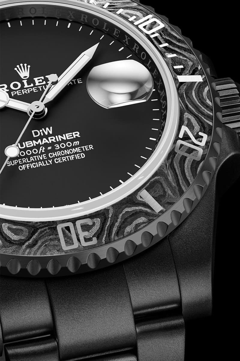 DiW 打造极简黑水鬼 Rolex Submariner 定制表款「Ghost」