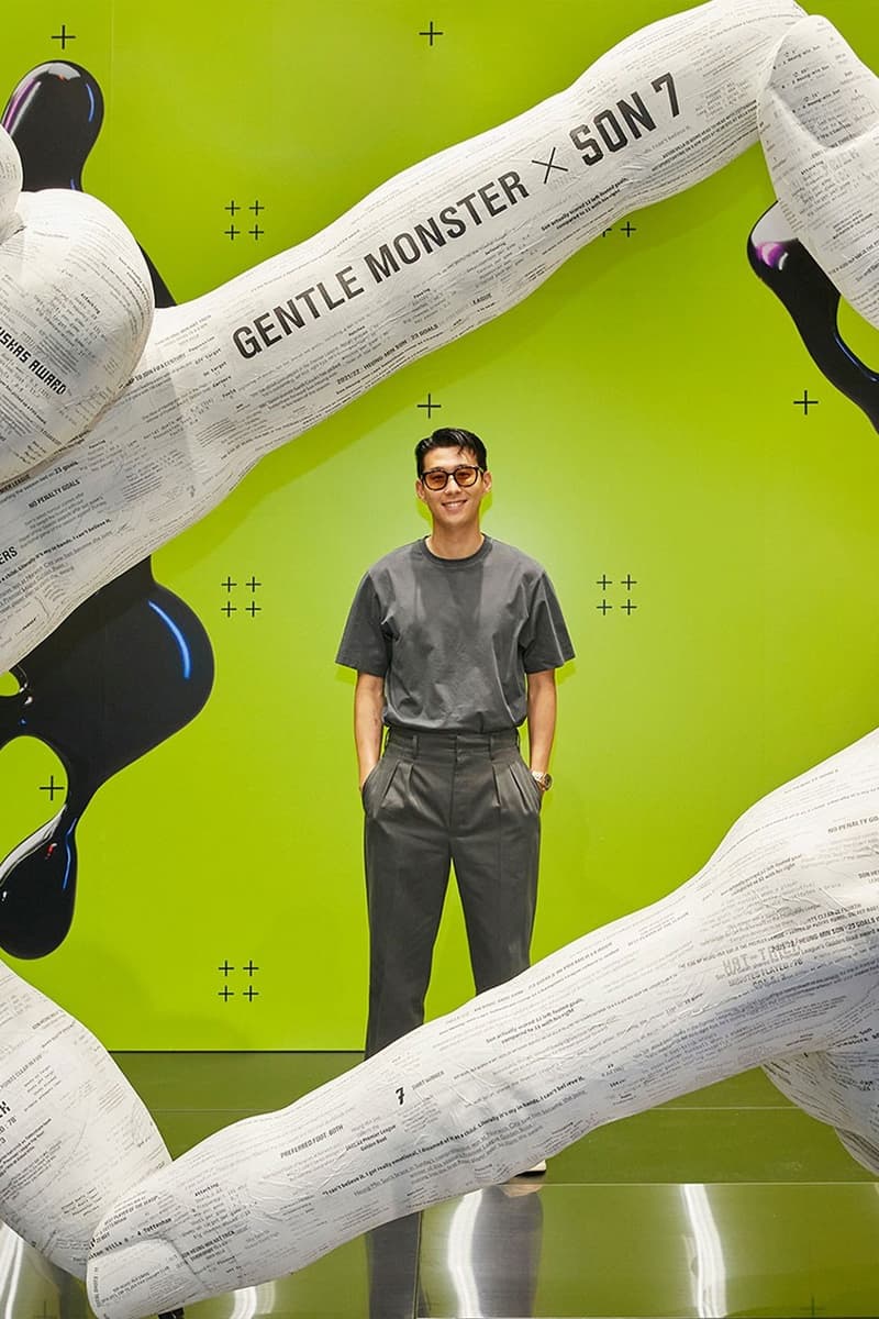 Gentle Monster 攜手足球运动员孫興慜打造联名別注系列