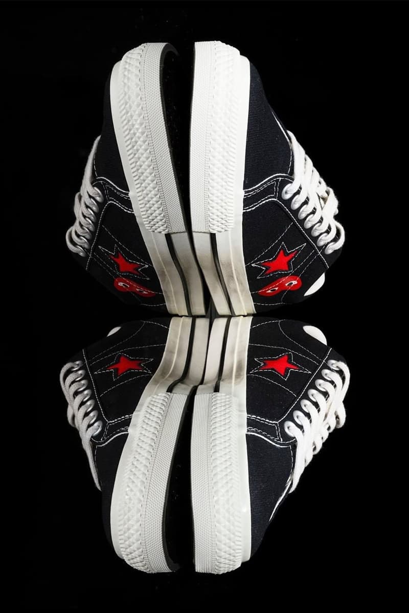 CdG PLAY x Converse One Star 聯名系列鞋款發佈