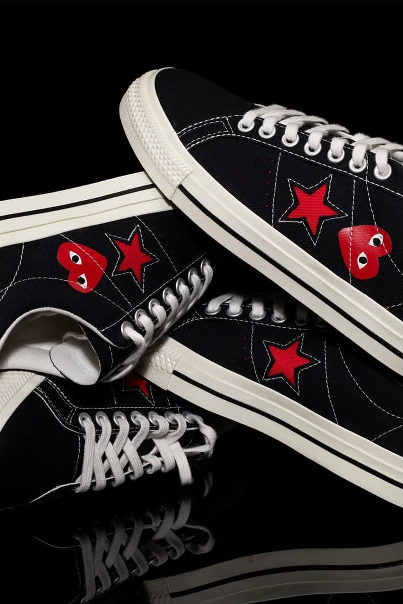 CdG PLAY x Converse One Star 聯名系列鞋款發佈