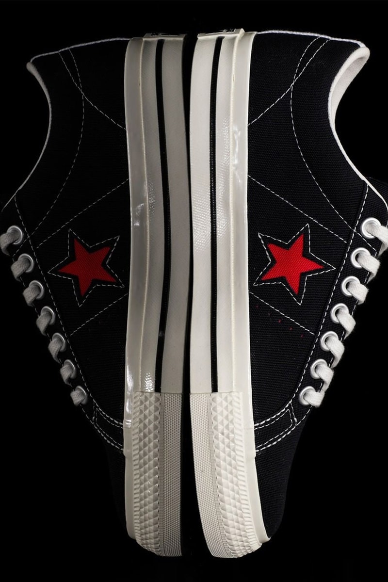 CdG PLAY x Converse One Star 聯名系列鞋款發佈