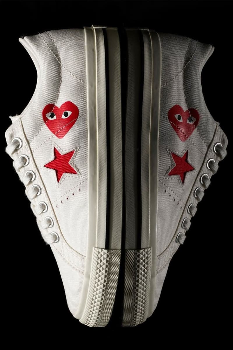 CdG PLAY x Converse One Star 聯名系列鞋款發佈