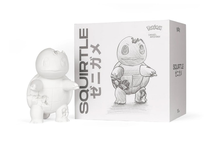 Daniel Arsham 亮相最新 Pokémon 雕塑作品「CRYSTALIZED SQUIRTLE」