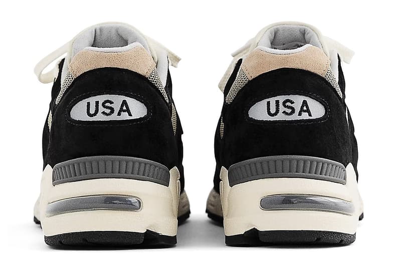 New Balance 990v2 MADE in USA 最新配色「Black」正式发布
